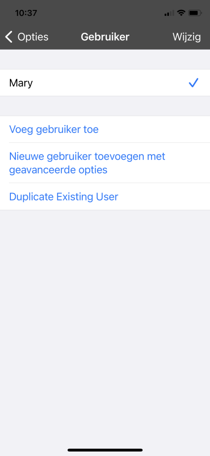 Proloquo2Go Een nieuwe gebruiker aanmaken