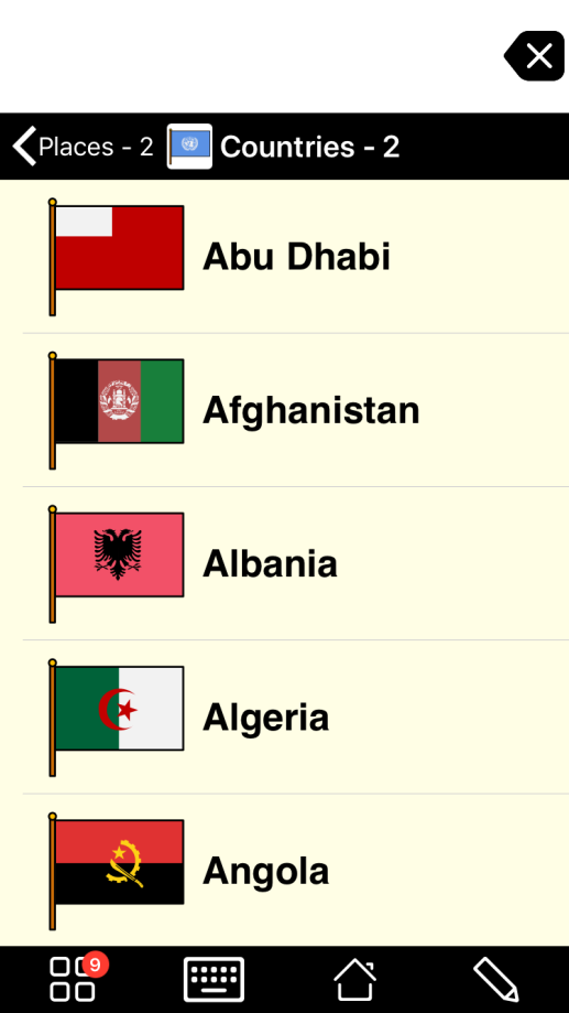 List View