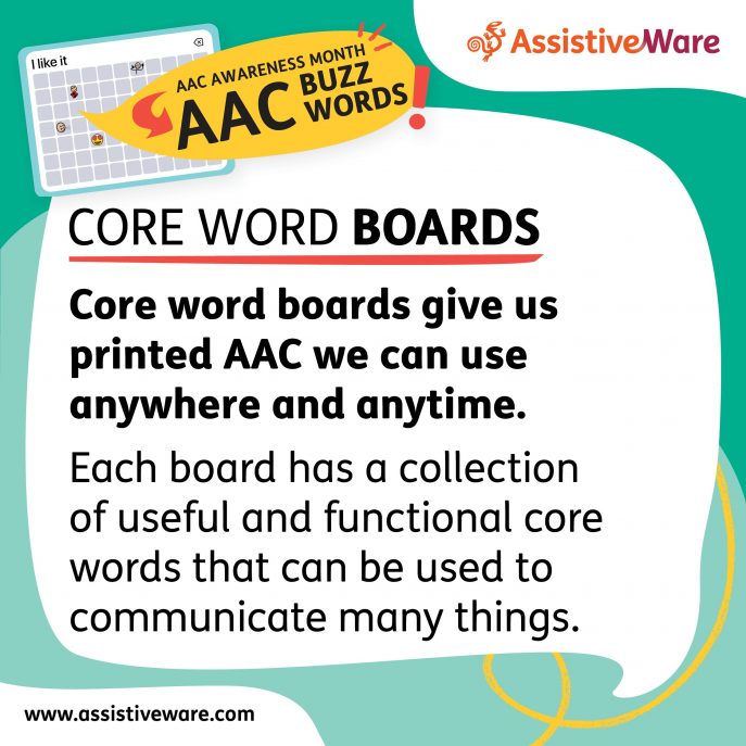 Core word boards