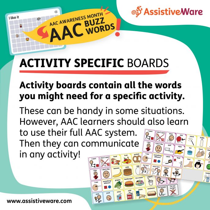 Activity specific boards