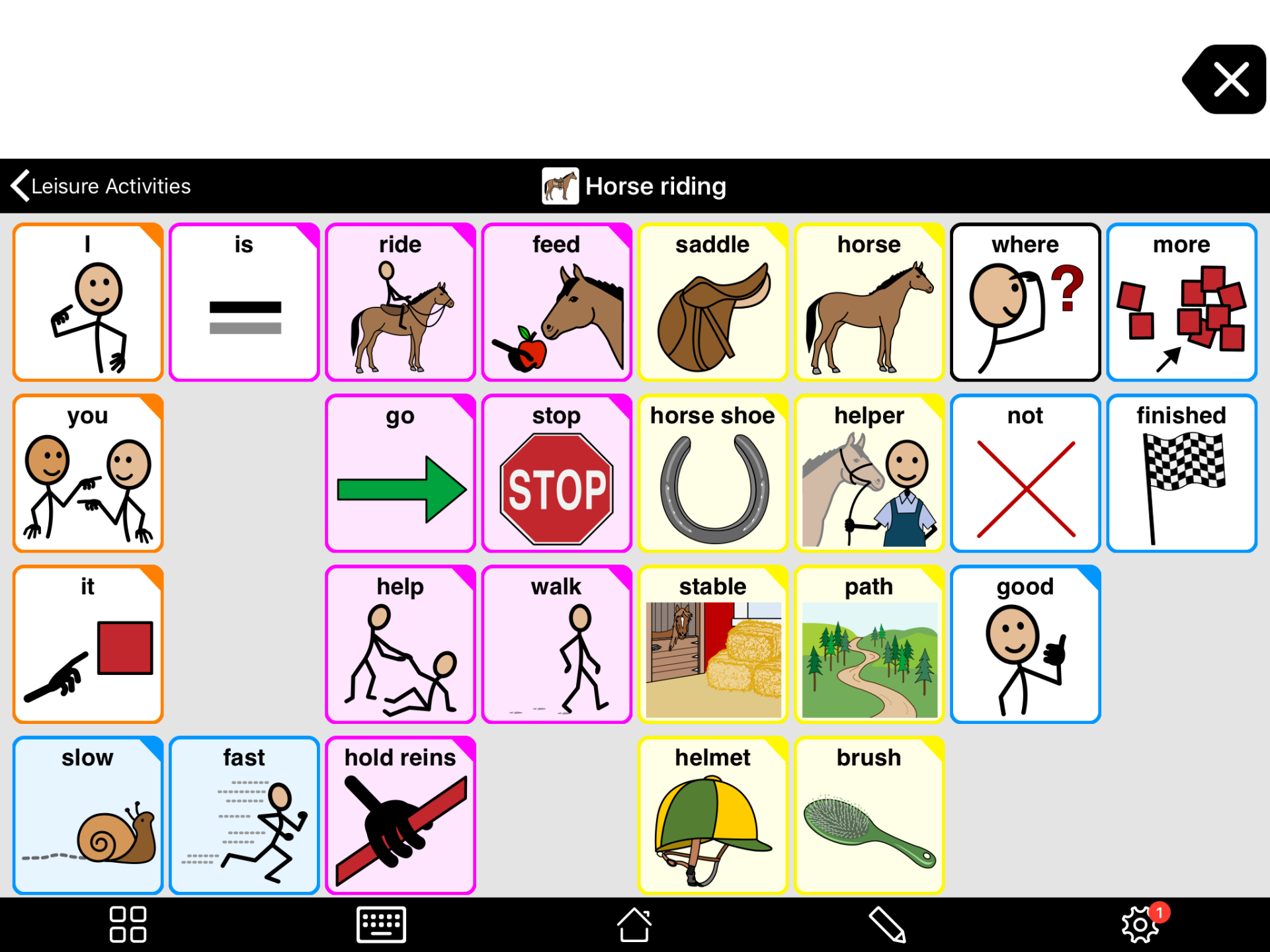 Don’t limit communication with activity boards Use your AAC
