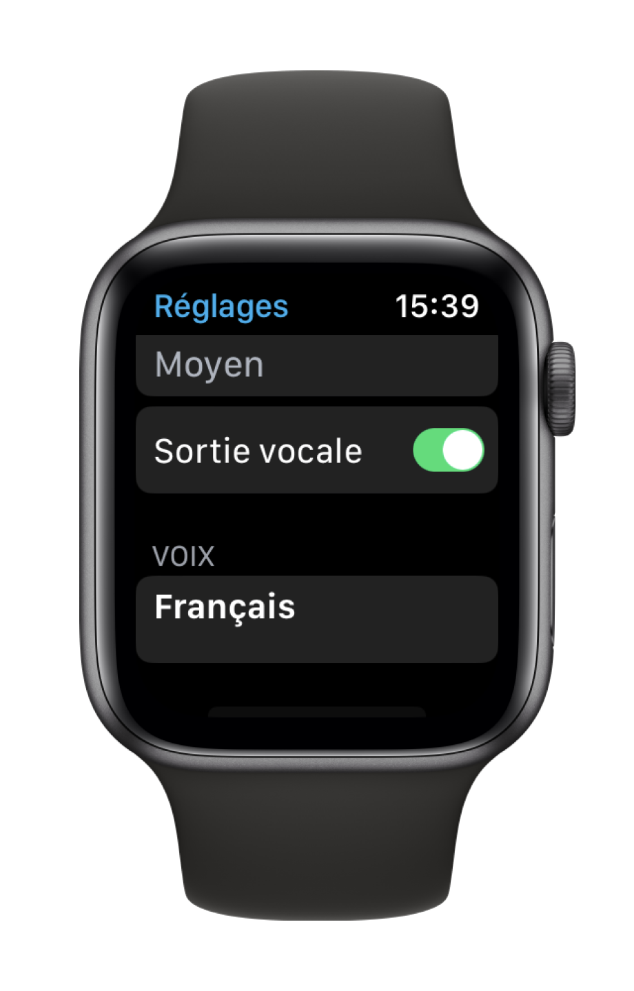 FR Proloquo4 Text Watch Voice