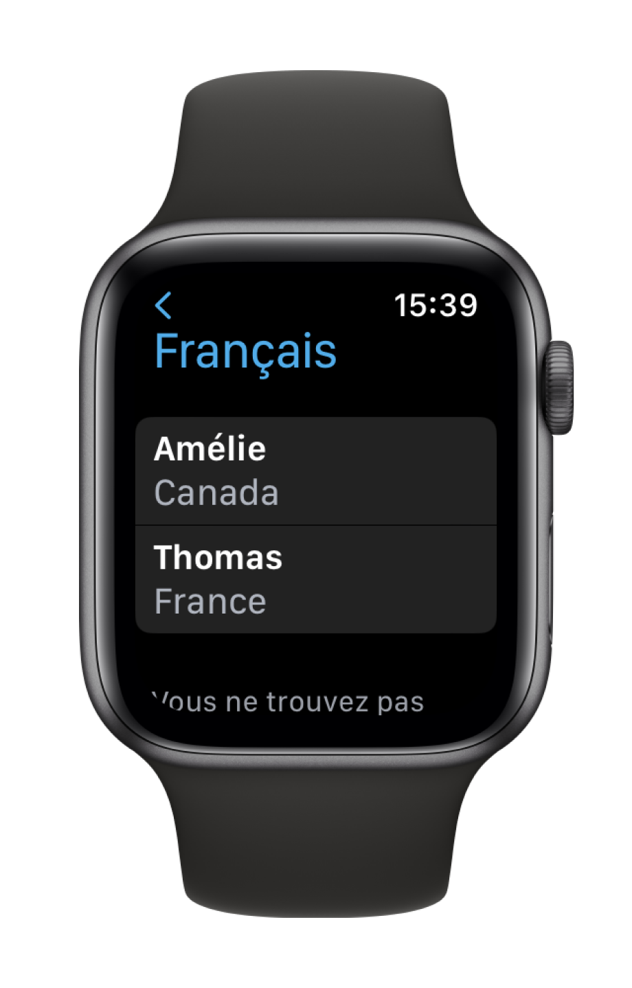 FR Proloquo4 Text Watch Voice List