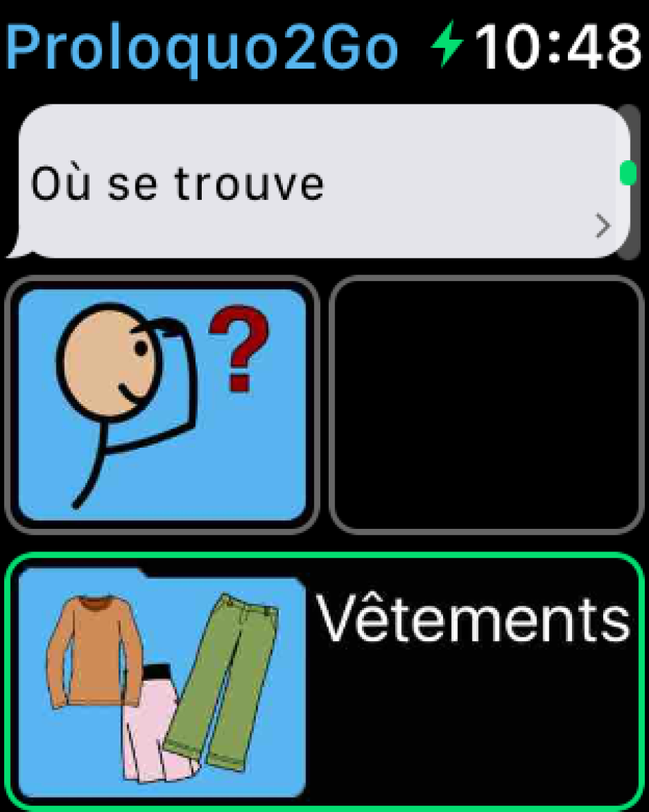 Sélection d’une Catégorie