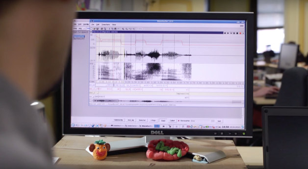 Image of a computer screen with sound editing software in action