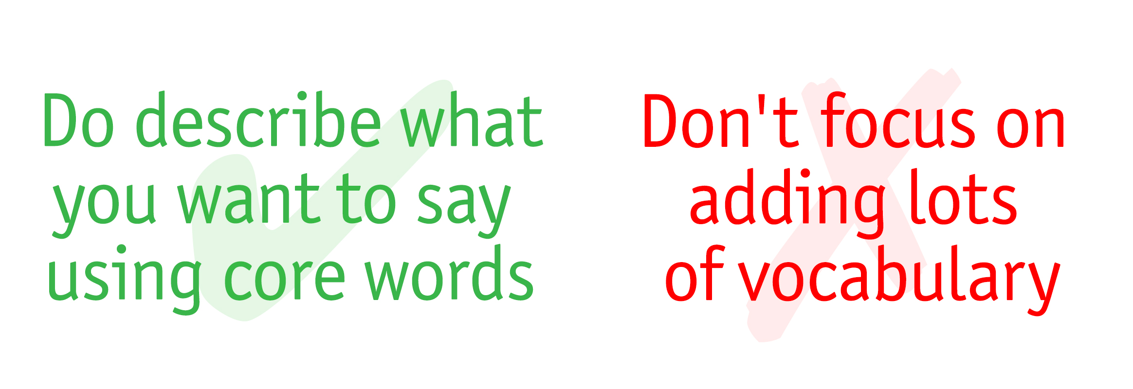 Do’s and Don’ts of AAC Core words AssistiveWare