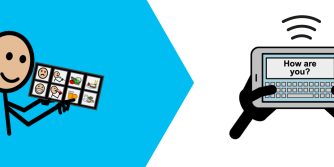 Comparison of symbols and text-based AAC
