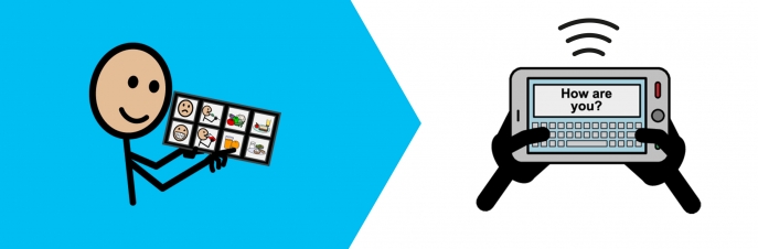 Comparison of symbols and text-based AAC