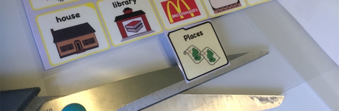 Making a paper-based AAC book