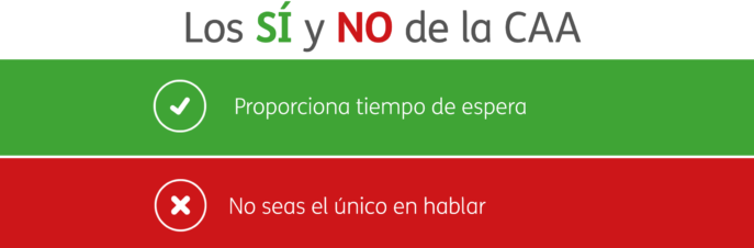 Los SÍ y NO de la CAA: Preguntas
