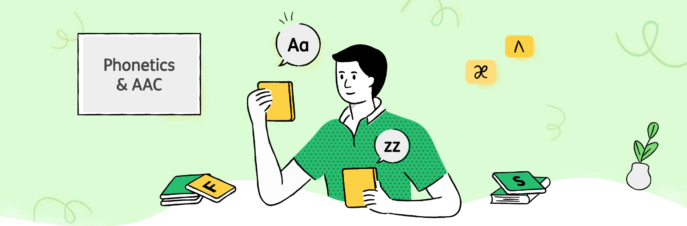 Teaching phonics to children who cannot speak