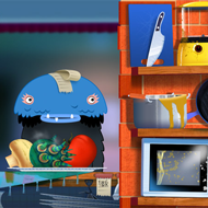 Toca boca kitchen monsters app screenshot