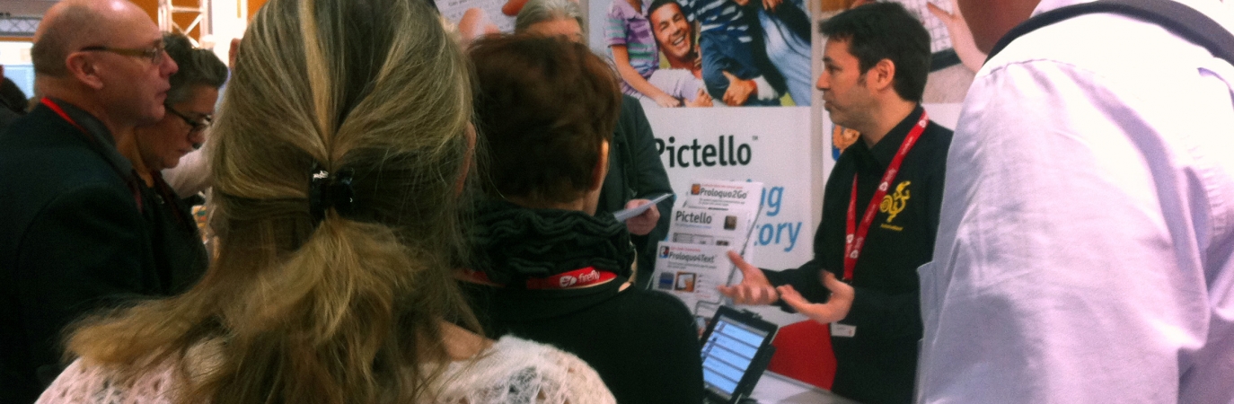 Conference booth presentation