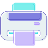 Icon of a printer