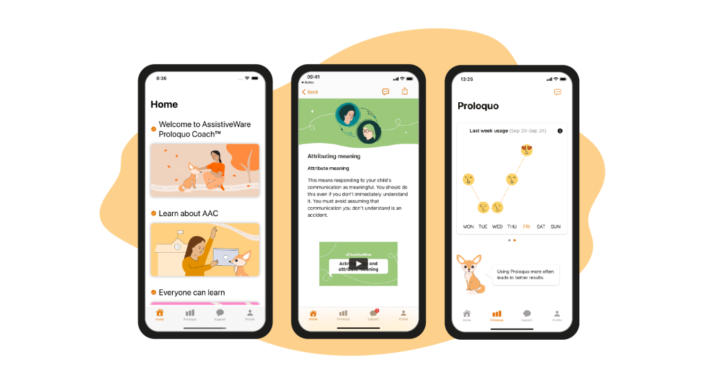 Proloquo and Proloquo Coach for clinicians and AAC professionals