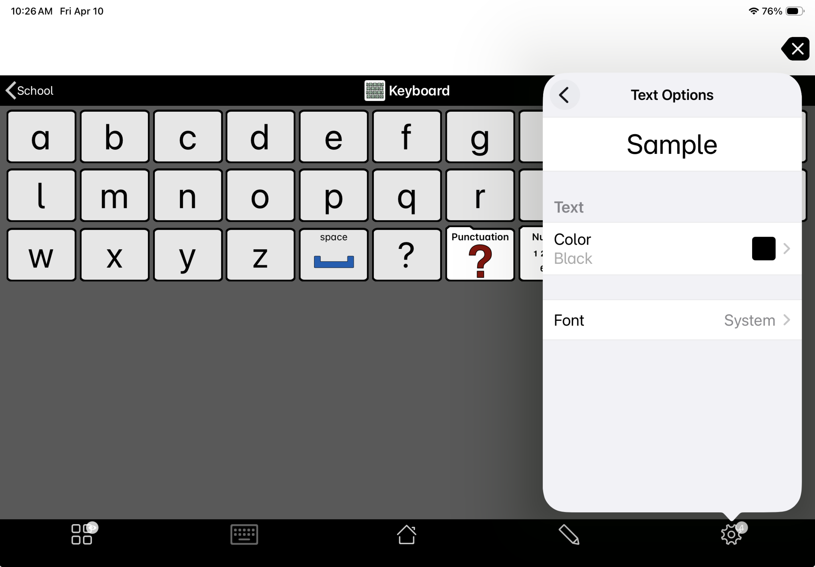 Change the Appearance of the Grid Keyboard - AssistiveWare
