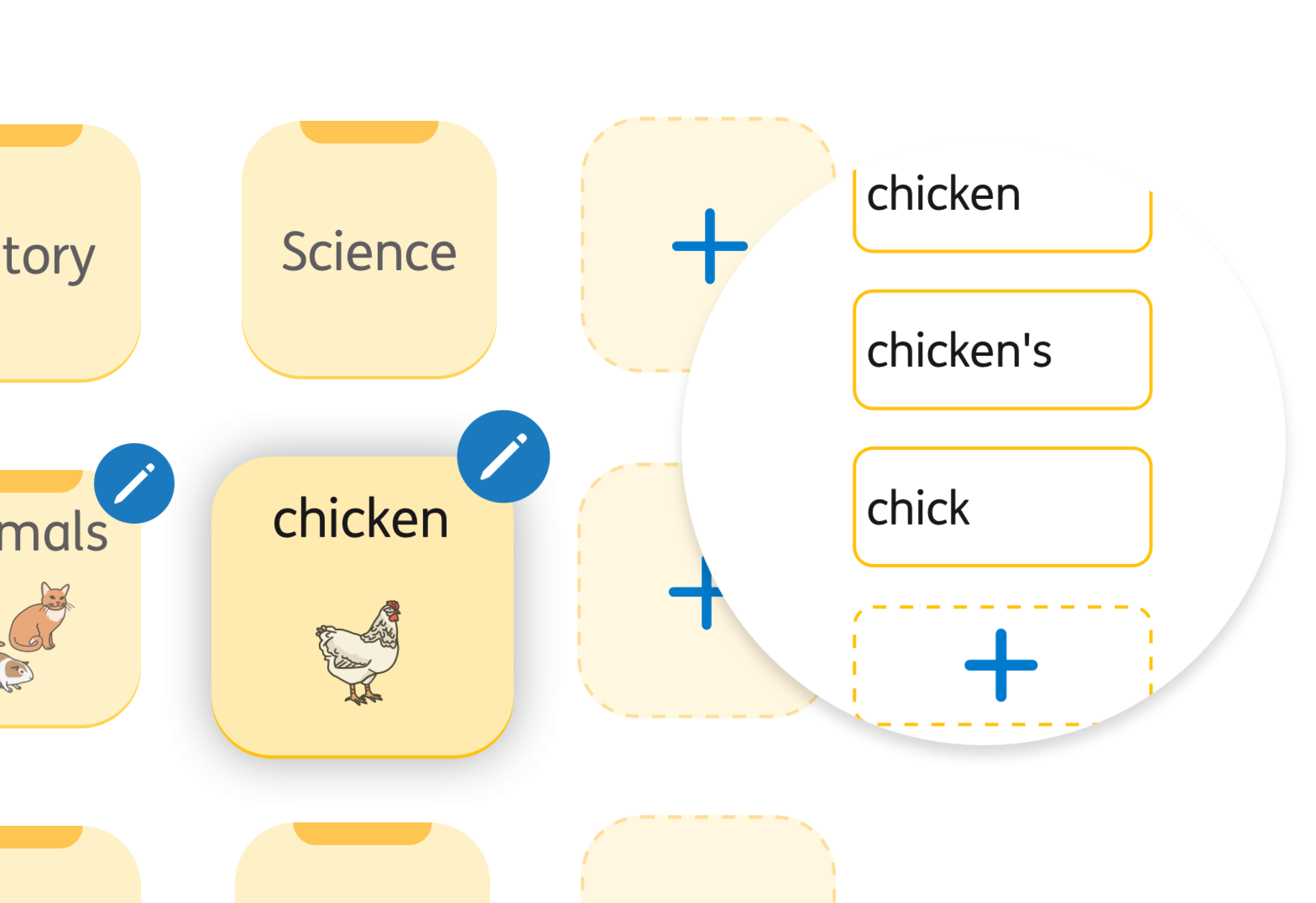 submit related words