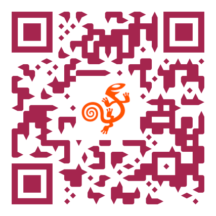 QR code met link naar AssistiveWare's website