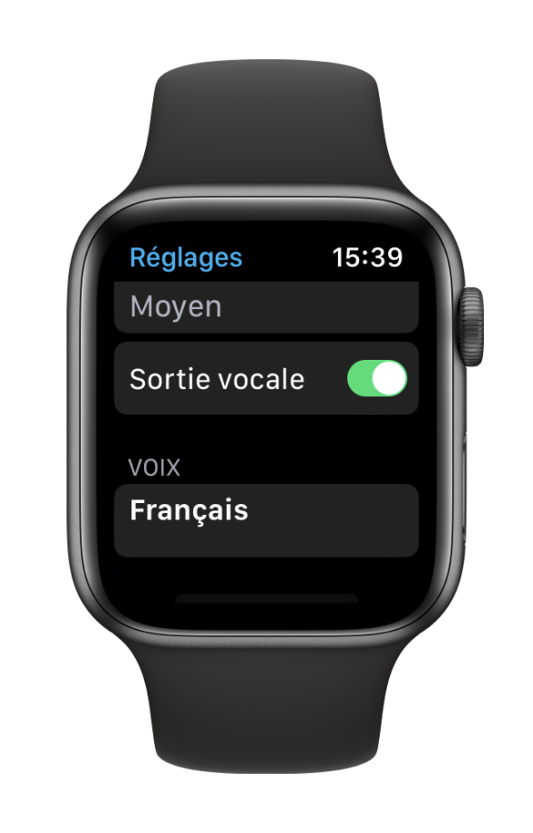 FR Proloquo4 Text Watch Voice