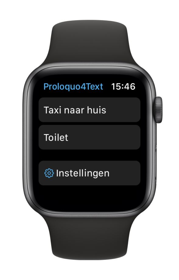 NL Proloquo4 Text Watch Find Settings
