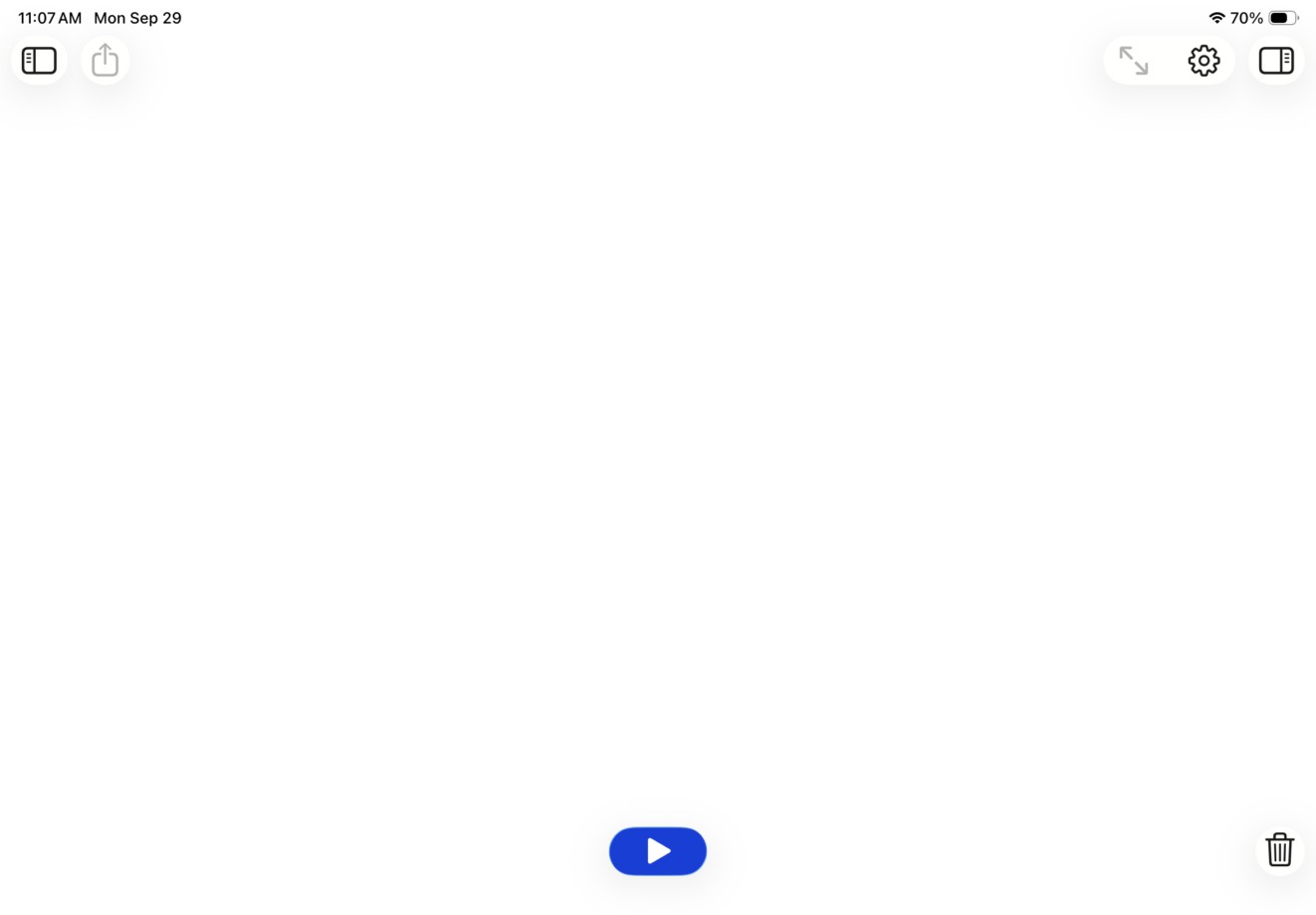 Quick Blocks toggled off