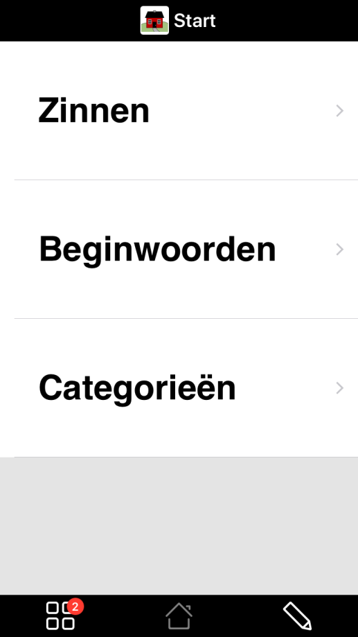 De Hoofdmap van het Apple Watch vocabulaire.