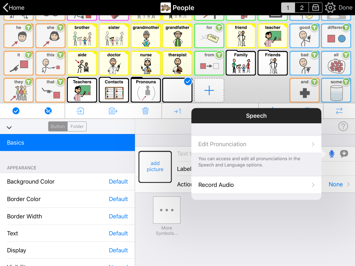 Screenshot of audio recording in Edit mode