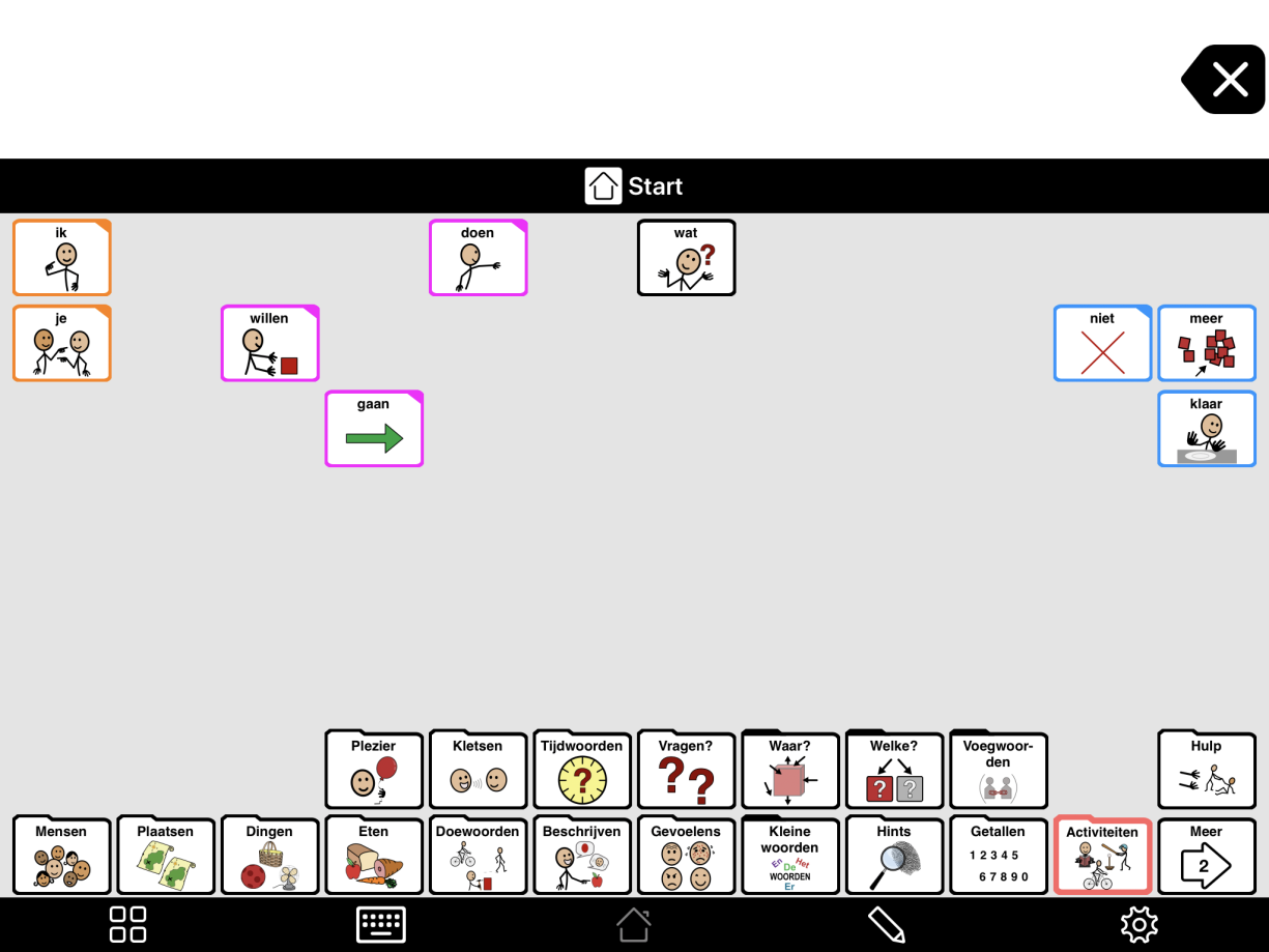 Progressieve taal stap 1