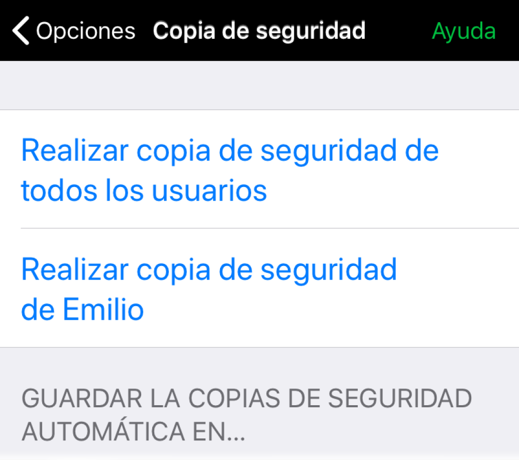 Opciones automáticas de copias de seguridad para Dropbox y Google Drive