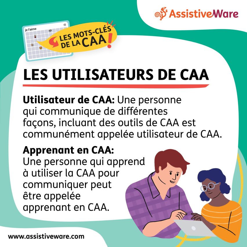 Les personnes qui utilisent la CAA