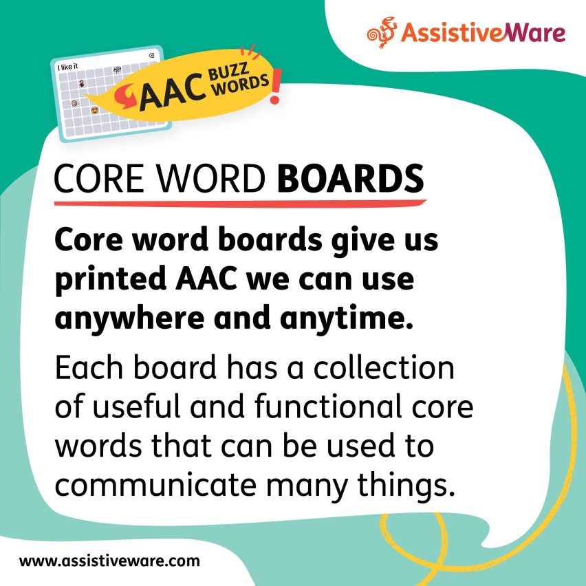 Core word boards