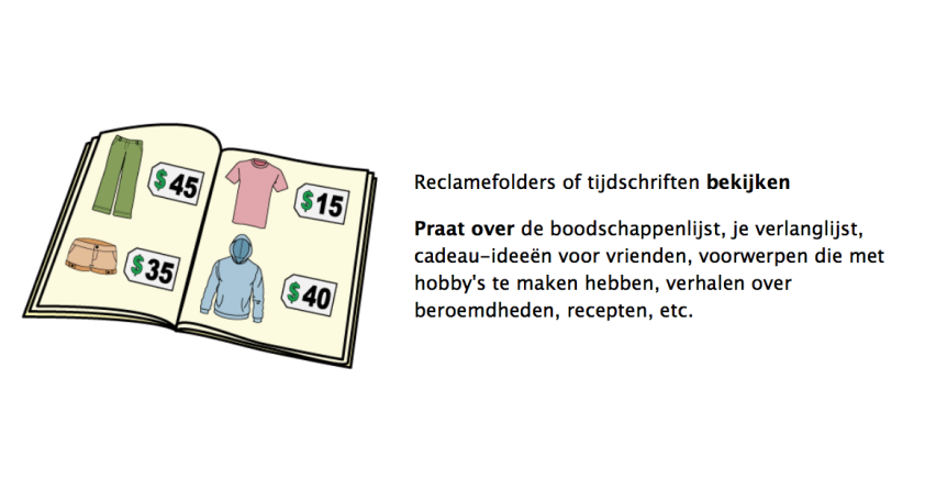 Reclamefolders of tijdschriften bekijken