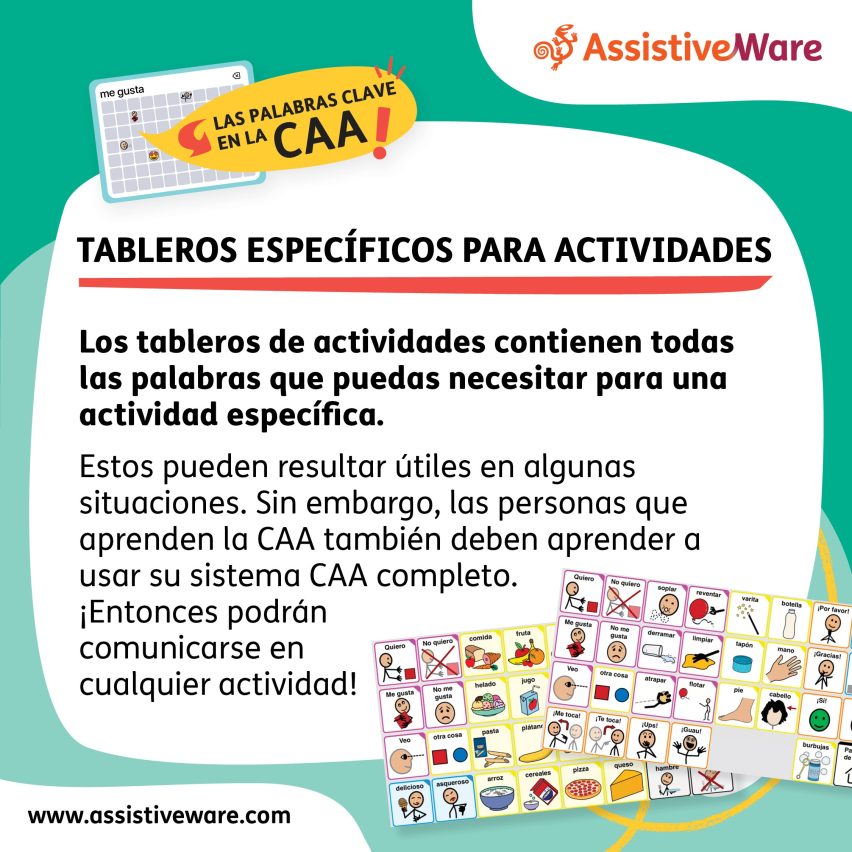 Tableros especificos actividades