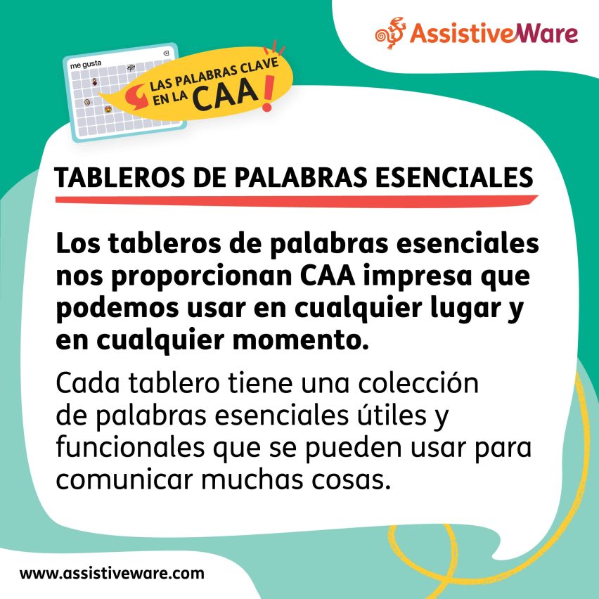 Tableros palabras esenciales