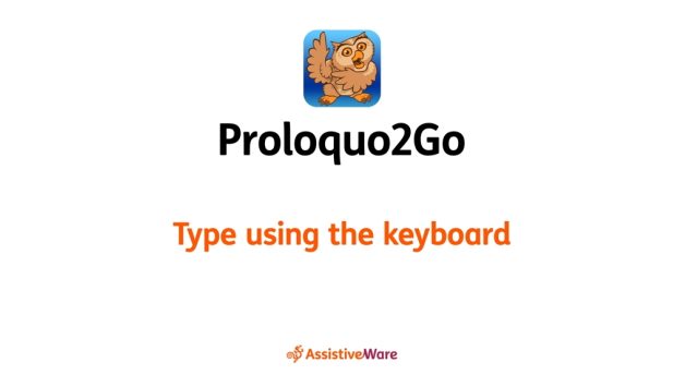 proloquo2go keyboard