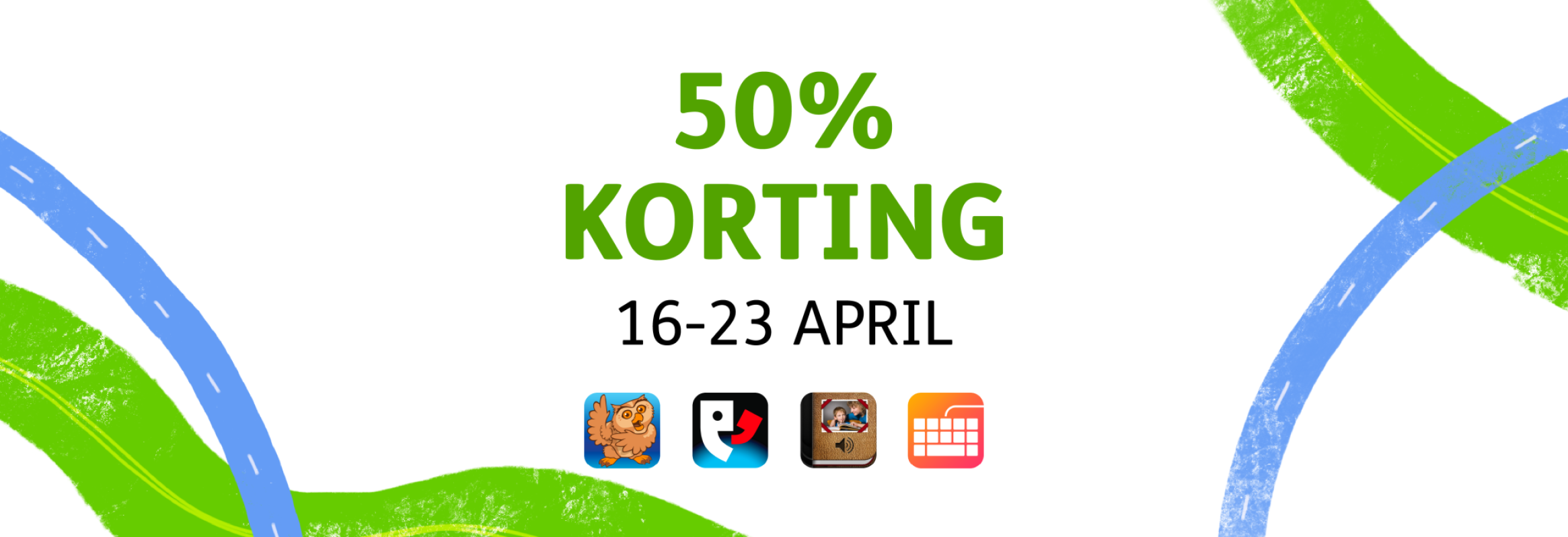 auto_awesome Translate from: Latin 82 / 5,000 Translation results Translation result 50% korting, 16-23 april op Proloquo, Proloquo2Go, Proloquo4Text, Pictello en Keeble