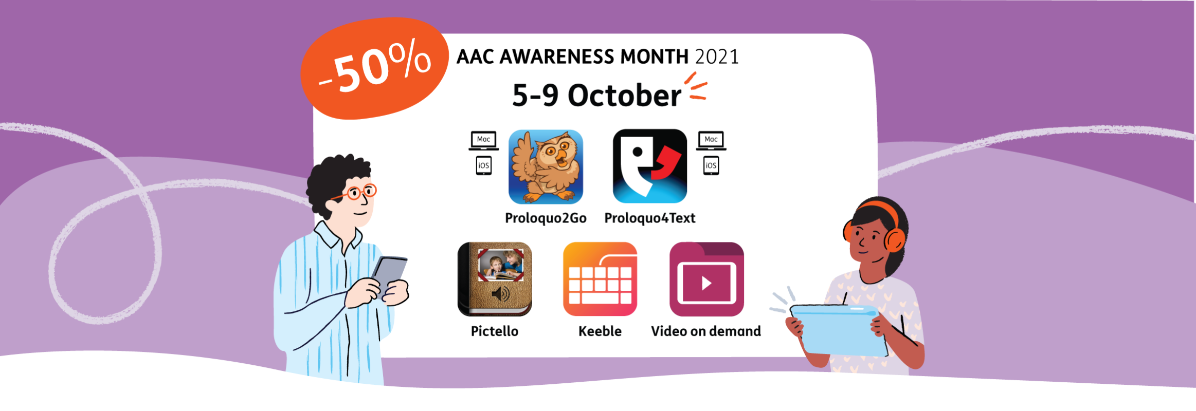 AAC Awareness Month 2021 discount