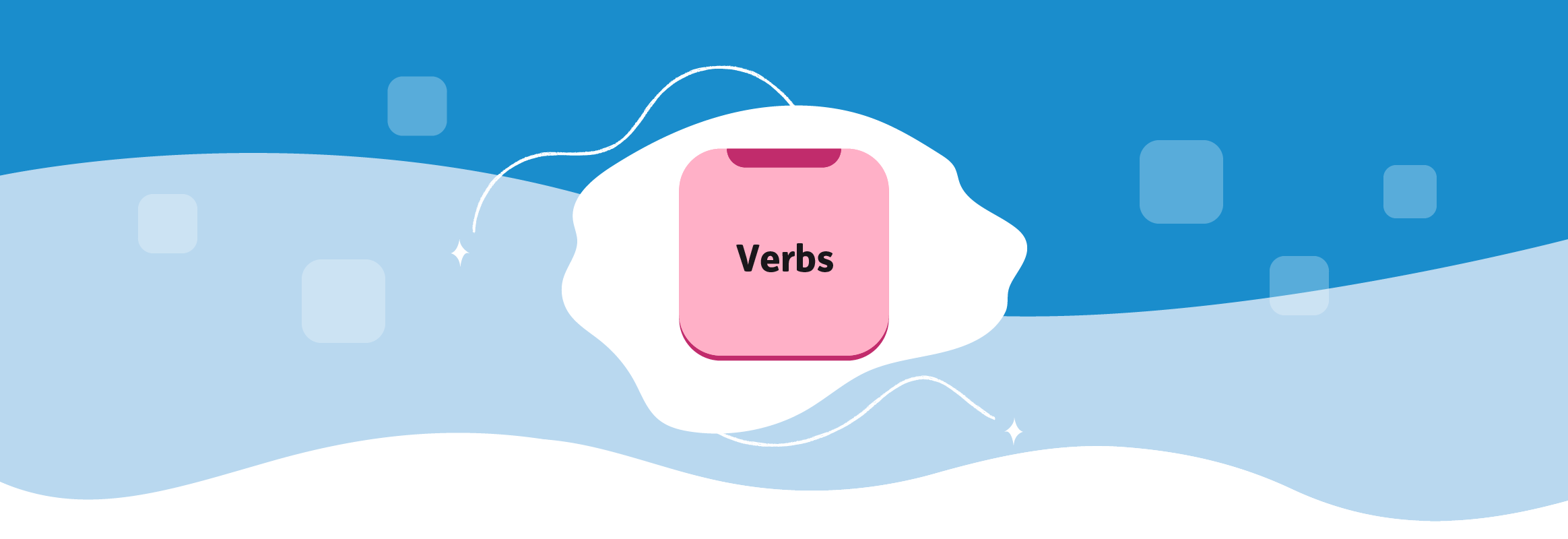 Visual of a folder with the word "Verbs" written on it