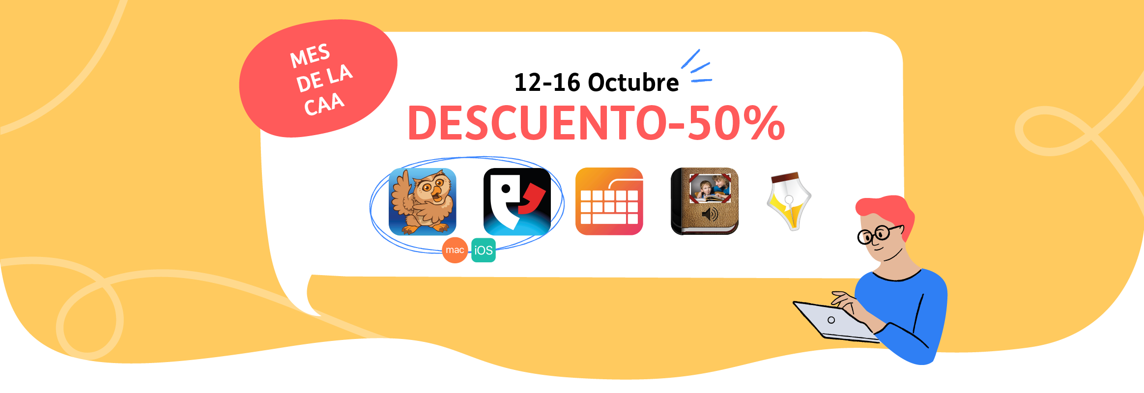 Mes CAA descuento 50% 12-16 Octubre