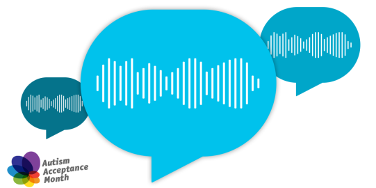 Speech bubbles with sound graphics