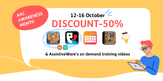 AAC Awareness Month Discount - 50% 12 - 16 October