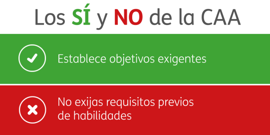 SÍ y NO de la CAA - No exijas requisitos previos