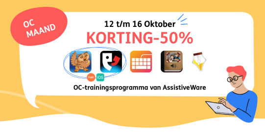 OC Maand Korting 50% 12 t/m 16 Oktober