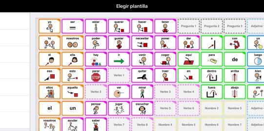 Ejemplo de una de las plantillas disponibles