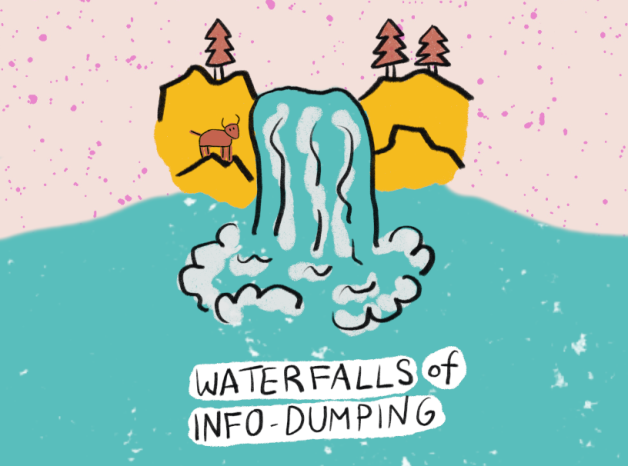 AAM W Waterfall of Info Dumping