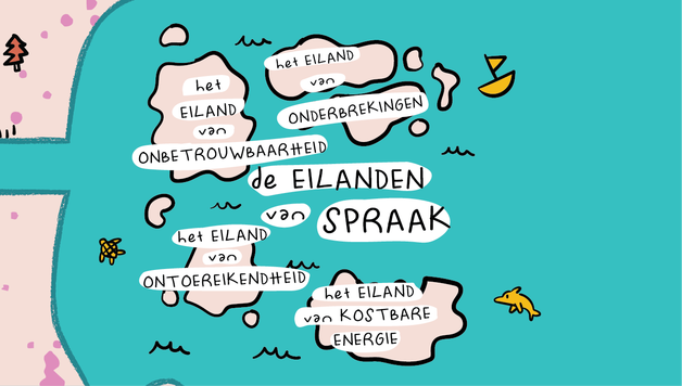 Eilanden The Landof Communication Map French 07